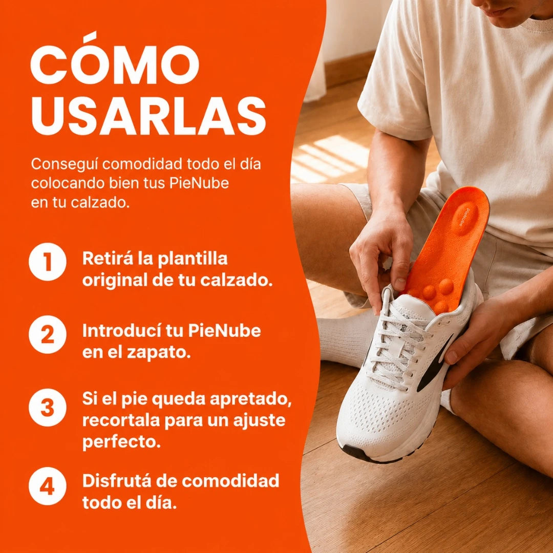 Plantillas PieNube™ - Camina en las nubes
