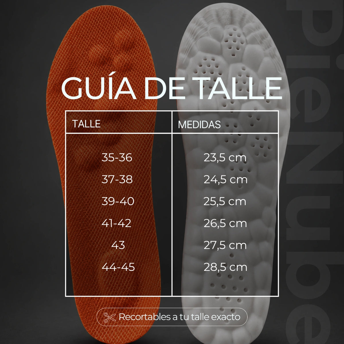 Plantillas PieNube — Jugá sin dolor